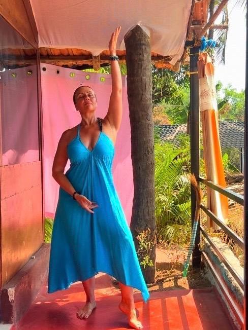 Movement practice beneath a canopy